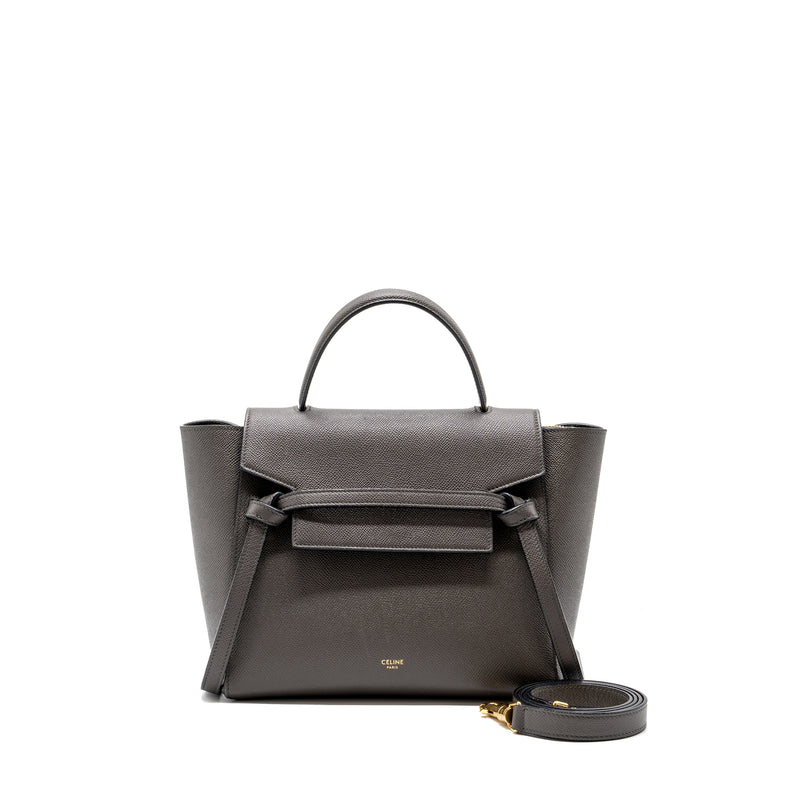 Micro belt bag outlet in grained calfskin