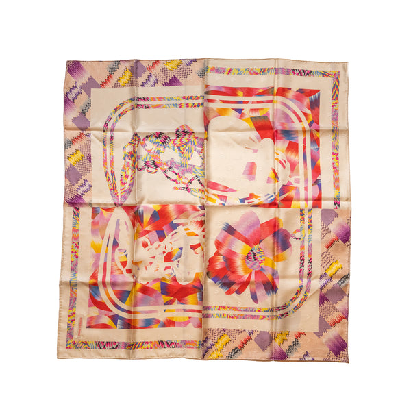 Wow Marble Silk scarf 90