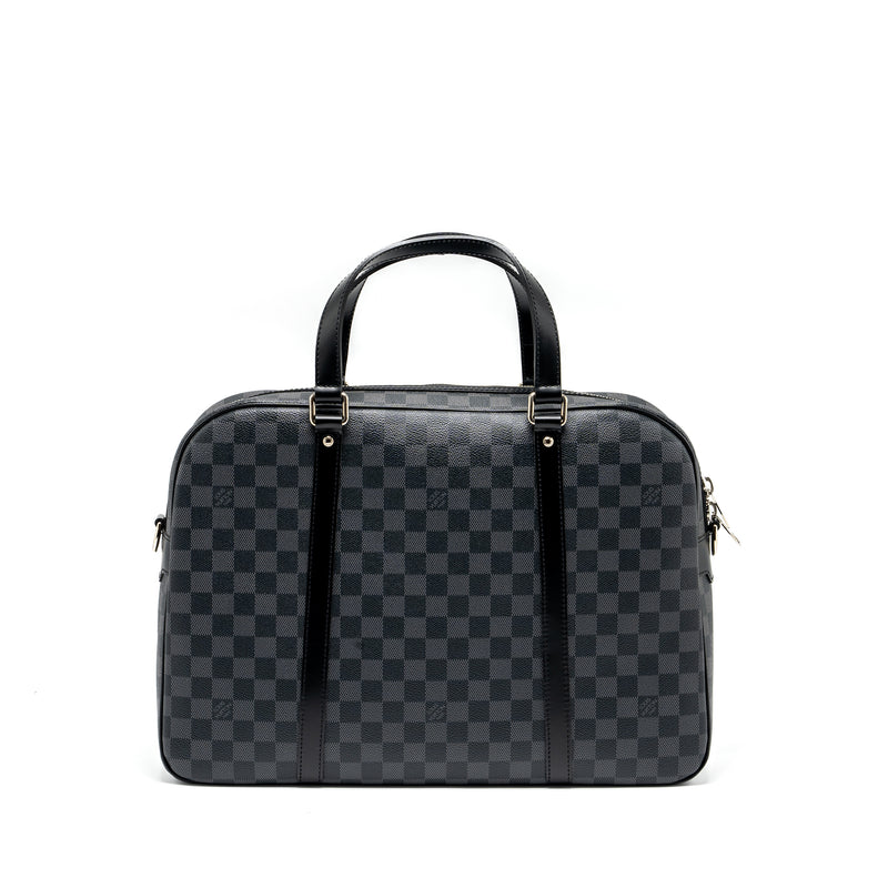 LOUIS VUITTON Briefcase/Document Bag Damier Graphite Canvas Black SHW