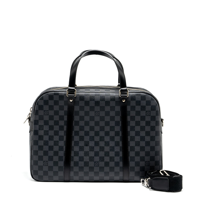 LOUIS VUITTON Briefcase/Document Bag Damier Graphite Canvas Black SHW