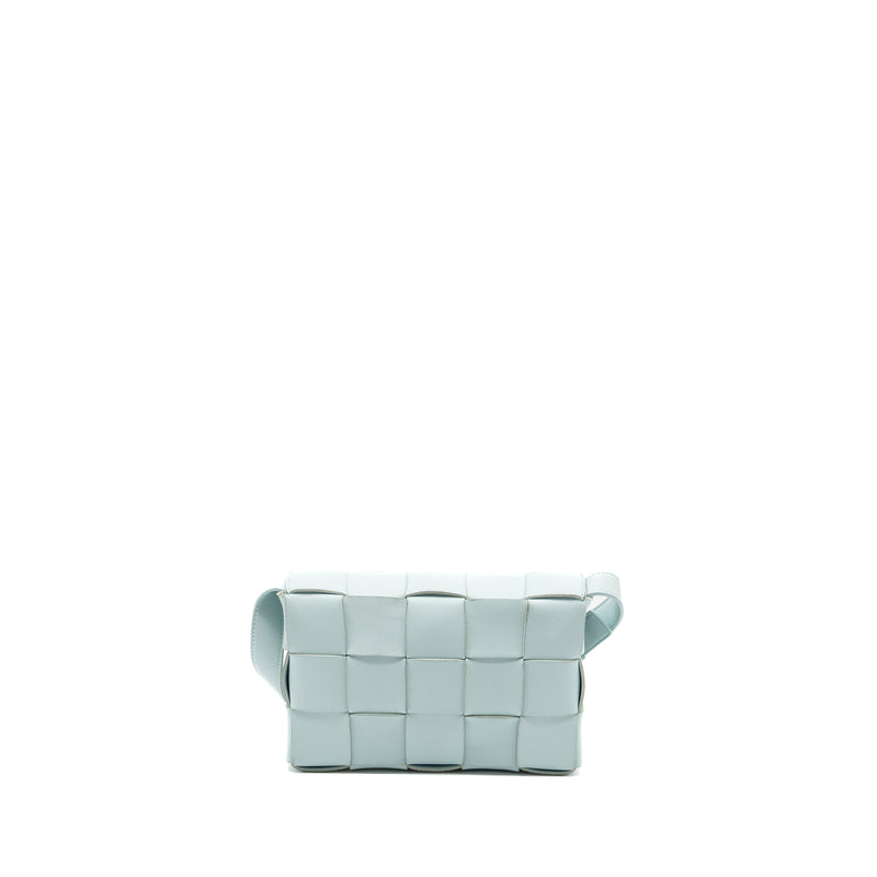 Bottega Veneta Classic Cassette Bag Lambskin Light Blue SHW