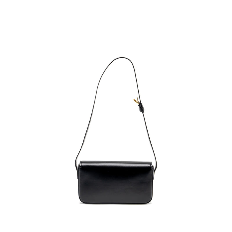 Celine triomphe shoulder bag calfskin black GHW