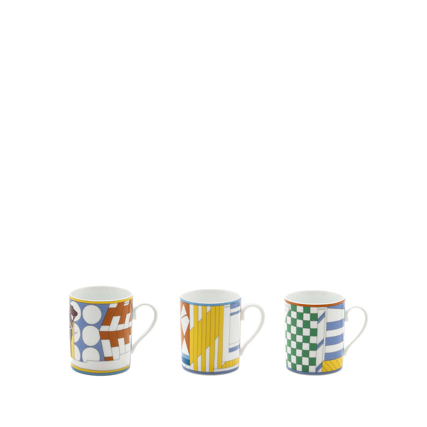 Hermes Rocabar set of 3 mugs