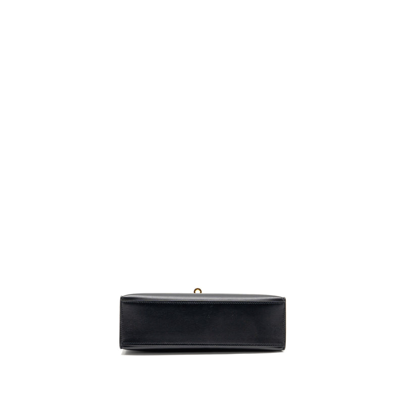 Hermes Kelly Pochette Swift Black GHW Stamp Y