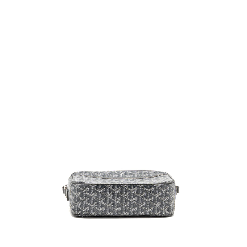 Goyard Cap Vert PM Crossbody Bag Goyardine Canvas/Leather Grey SHW