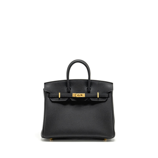Hermes birkin 25 togo black GHW stamp Y