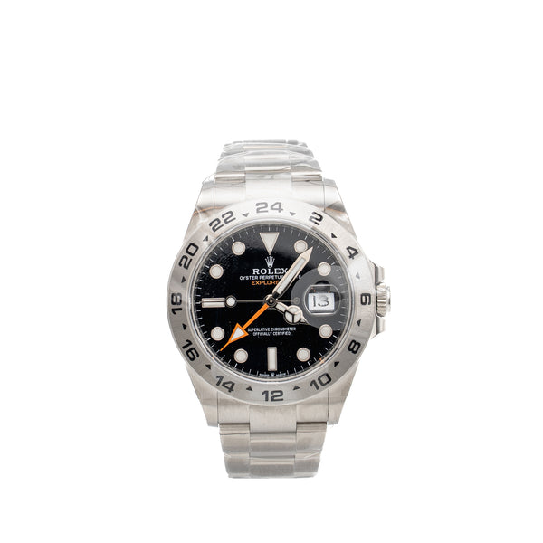 Rolex Explore II 42 Oystersteel Black Dial Model: 226570