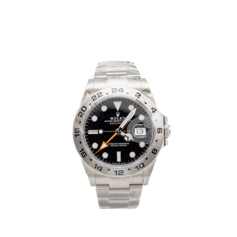 Rolex Explore II 42 Oystersteel Black Dial Model: 226570
