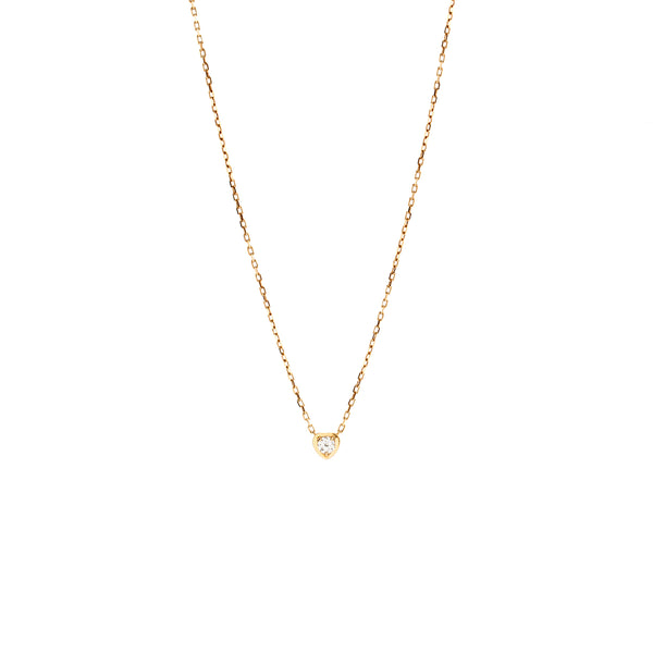 Cartier Diamants Legers Necklace Rose Gold, Diamond