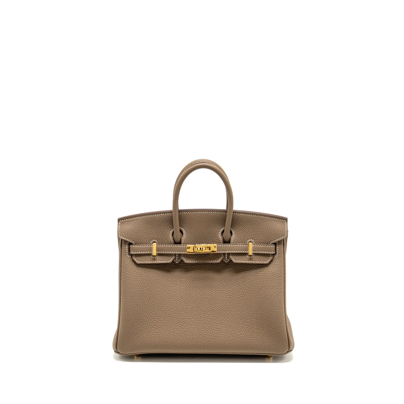Hermes Birkin 25 togo etoupe GHW stamp B