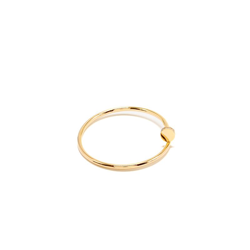Cartier Size 15 Juste Un Clou Bracelet Small Model, Rose Gold Diamonds