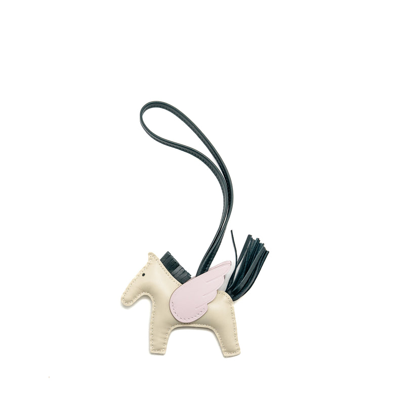 Hermes Rodeo pegase pm bag charm crime / vert cypres / mauve pale stamp U