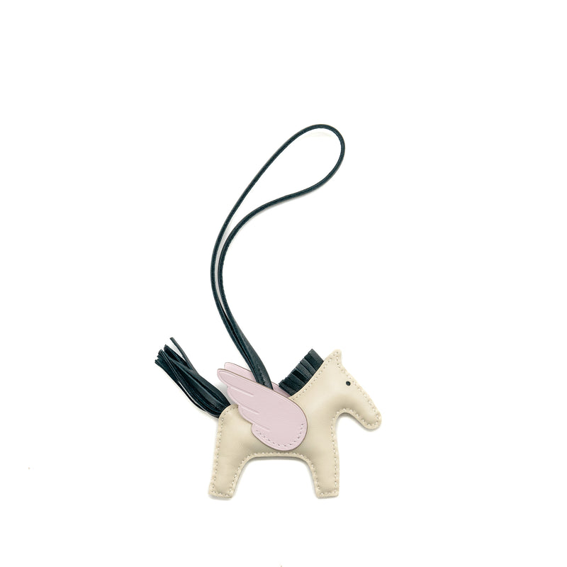 Hermes Rodeo pegase pm bag charm crime / vert cypres / mauve pale stamp U
