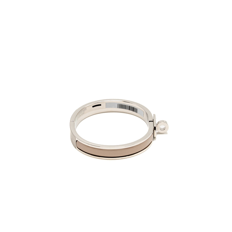 Hermes Size PM Mini Clic Kelly Bracelet Marron Glacé SHW