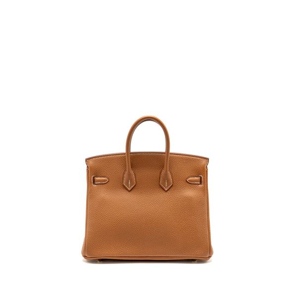 Hermes Birkin 25 Togo Gold GHW Stamp U