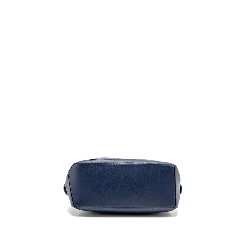 Loewe Small Puzzle Bag Calfskin Navy SHW