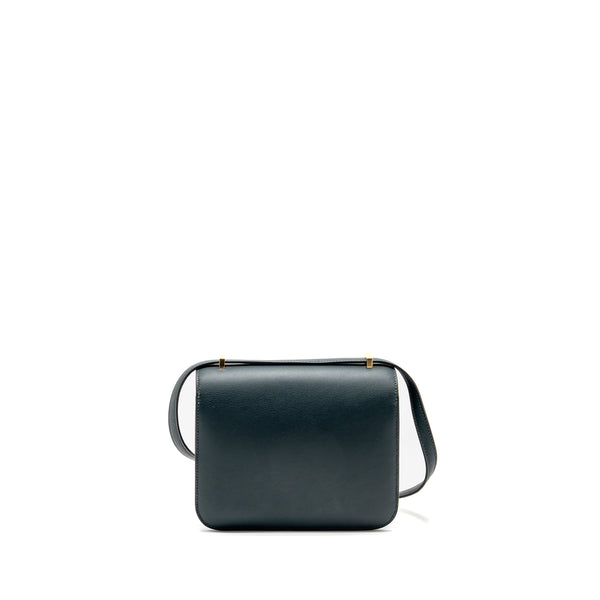 Hermes Mini Constance Swift Vert Cypres GHW Stamp Z