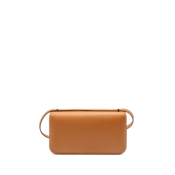 Hermes Constance Elan Epsom Gold SHW Stamp K