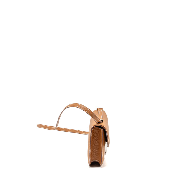 Hermes Constance Elan Epsom Gold SHW Stamp K
