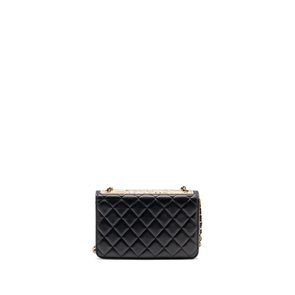 Chanel Trendy CC Wallet on Chain Lambskin Black LGHW (Microchip)