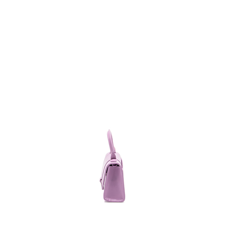 Balenciaga Mini Hourglass Bag Calfskin Light Purple SHW