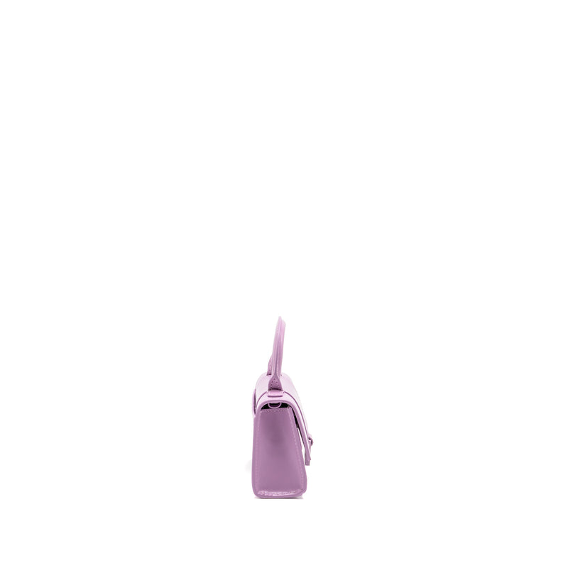 Balenciaga Mini Hourglass Bag Calfskin Light Purple SHW