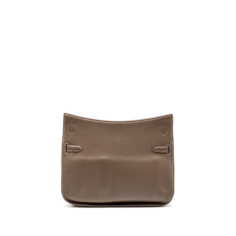 Hermes Jypsiere 28 clemence etoupe SHW stamp square Q