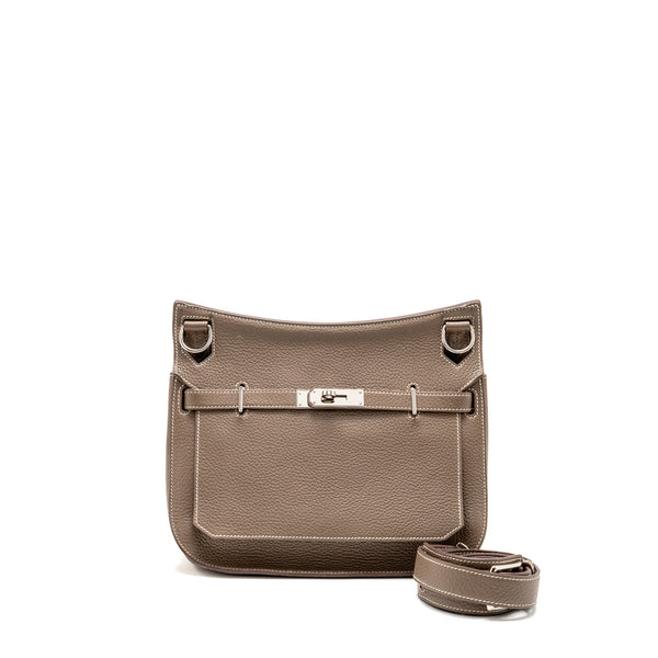 Hermes Jypsiere 28 clemence etoupe SHW stamp square Q