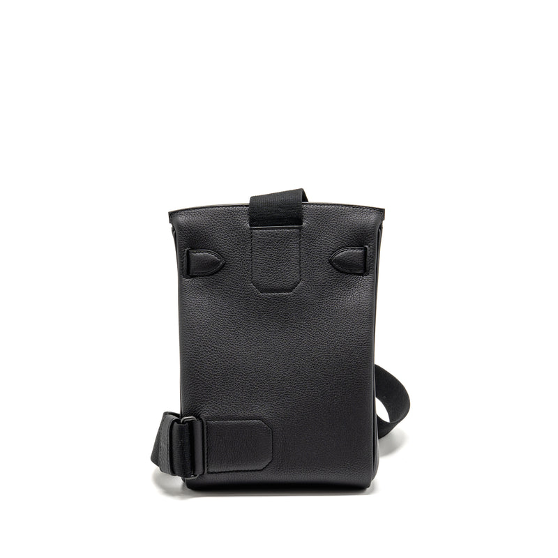Hermes Hac A Dos PM Backpack Togo SO Black Stamp K