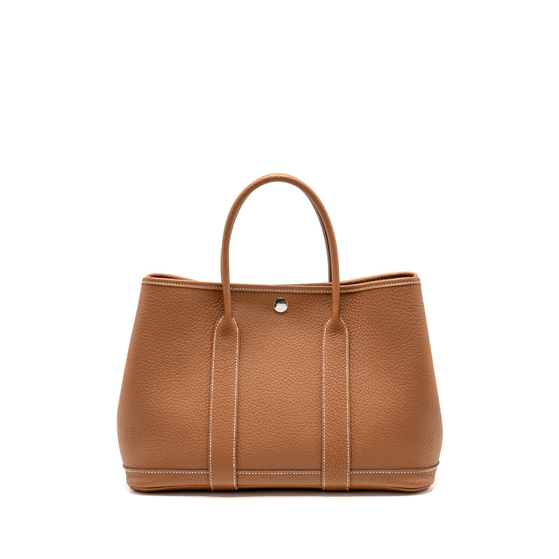 Hermes GardenParty 30 Negonda Gold SHW Stamp W