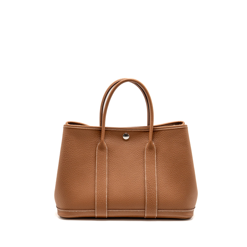 Hermes GardenParty 30 Negonda Gold SHW Stamp W