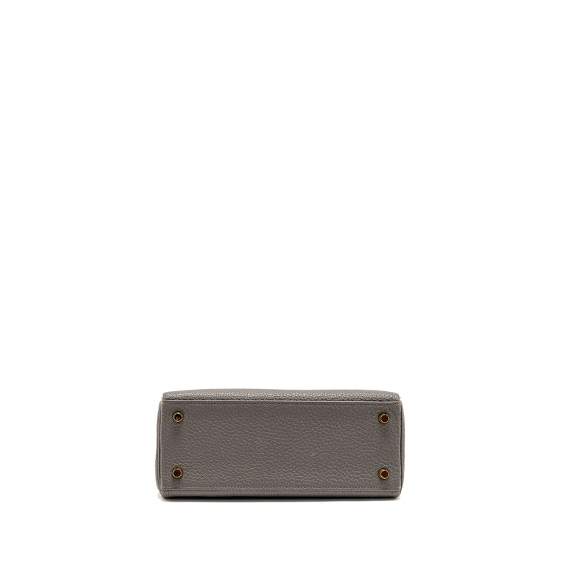 Hermes Kelly 25 togo gris etain GHW stamp Y