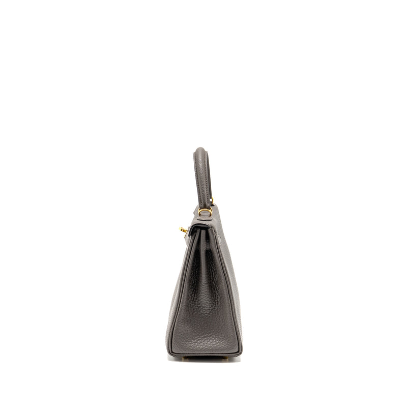 Hermes Kelly 25 togo gris etain GHW stamp Y