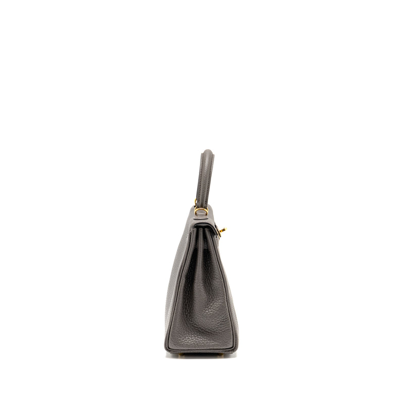 Hermes Kelly 25 togo gris etain GHW stamp Y