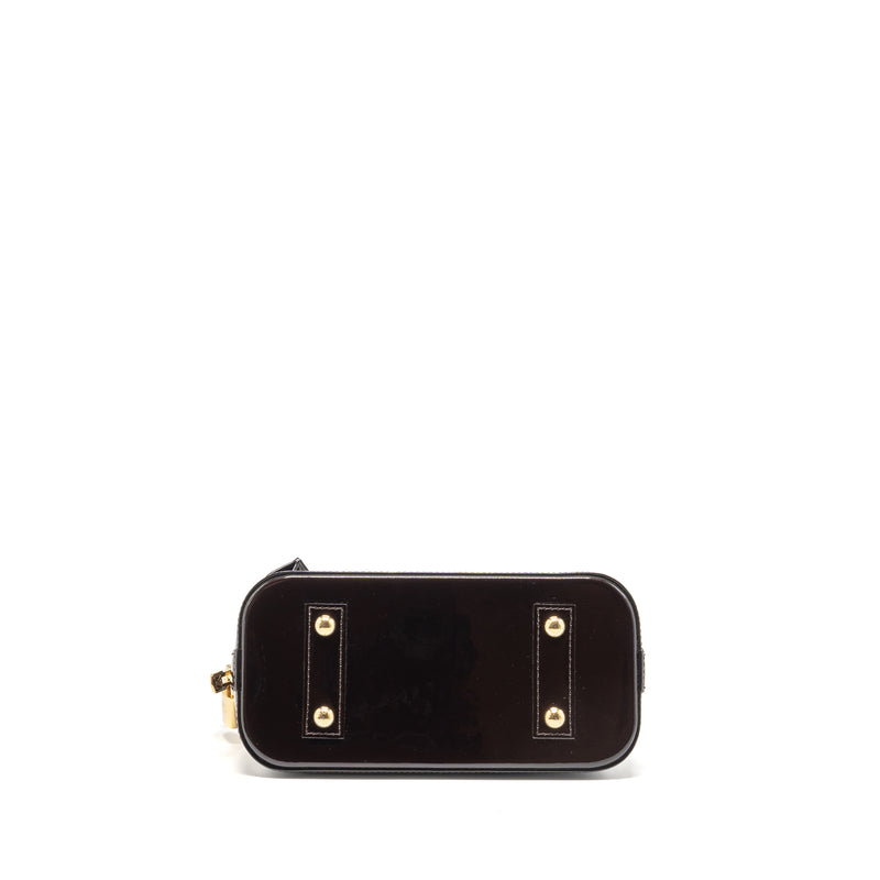 Louis Vuitton Alma BB Monogram Patent Leather Amatante GHW