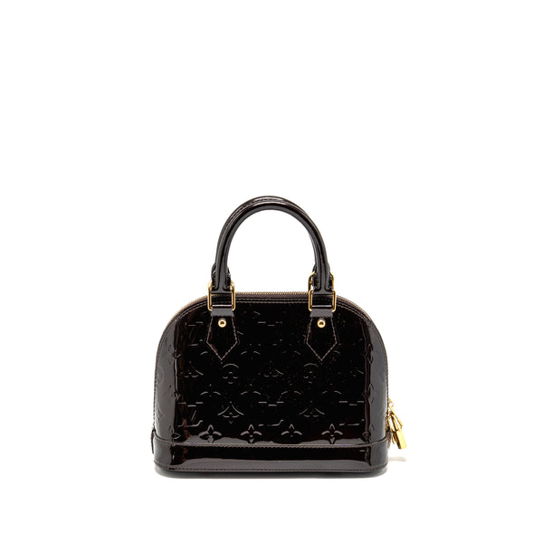 Louis Vuitton Alma BB Monogram Patent Leather Amatante GHW