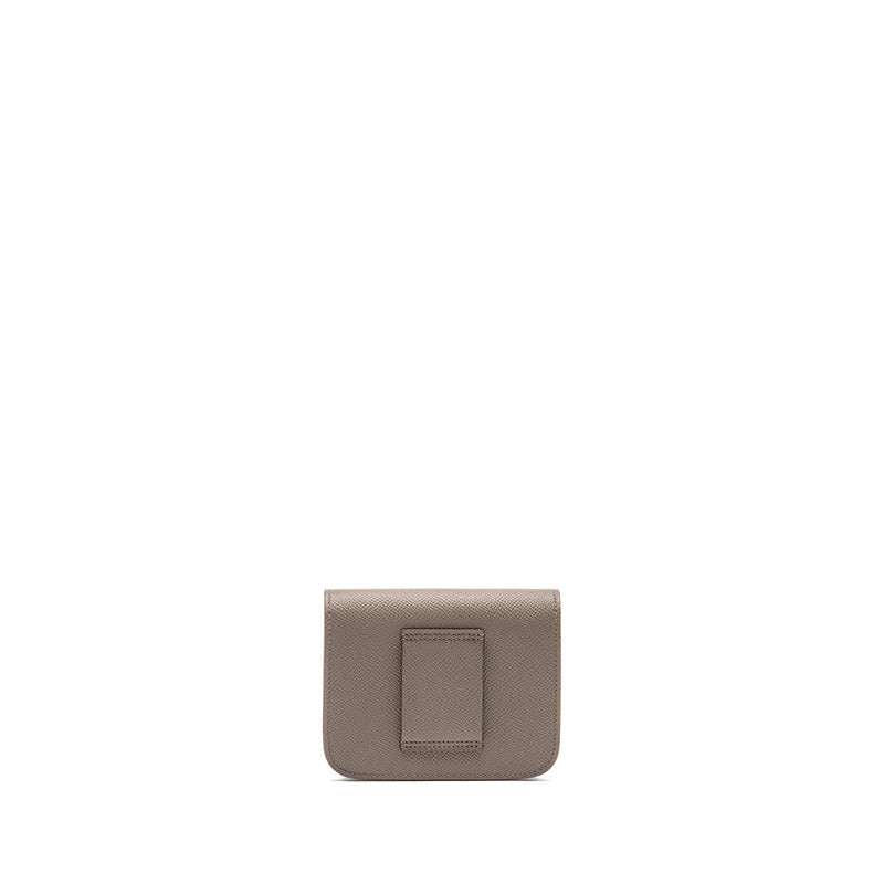 Hermes Constance Slim Epsom Gris Etain SHW Stamp K