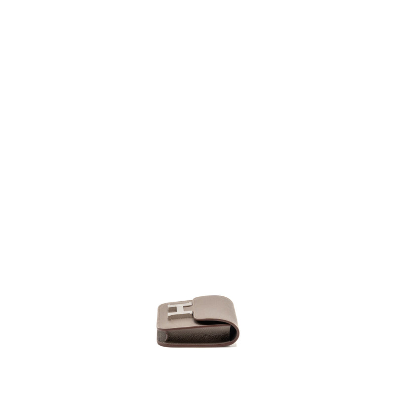 Hermes Constance Slim Epsom Gris Etain SHW Stamp K