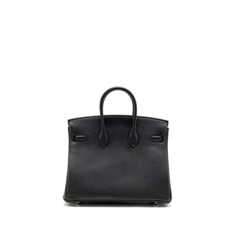 Hermes Birkin 25 Togo Black SHW Stamp K