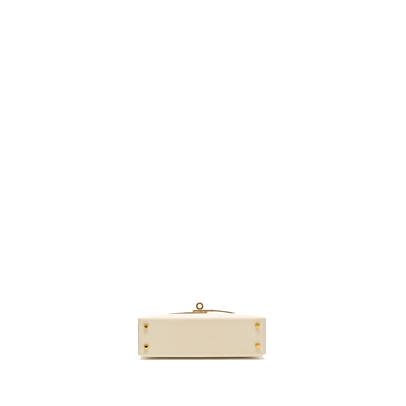 Hermes Mini Kelly II epsom nata GHW stamp Z