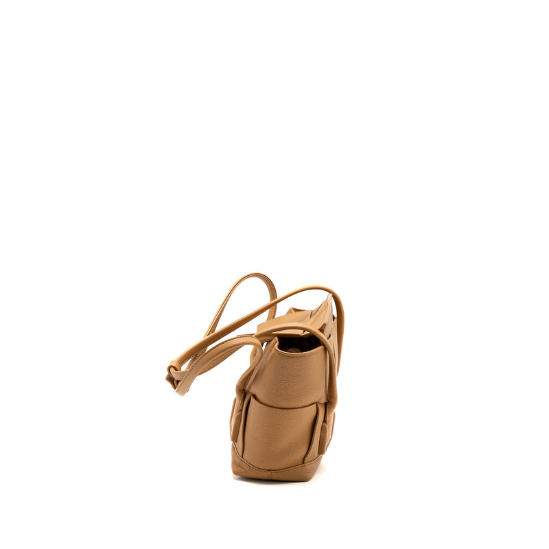 Bottega Veneta Small Arco Bag Calfskin Wood GHW