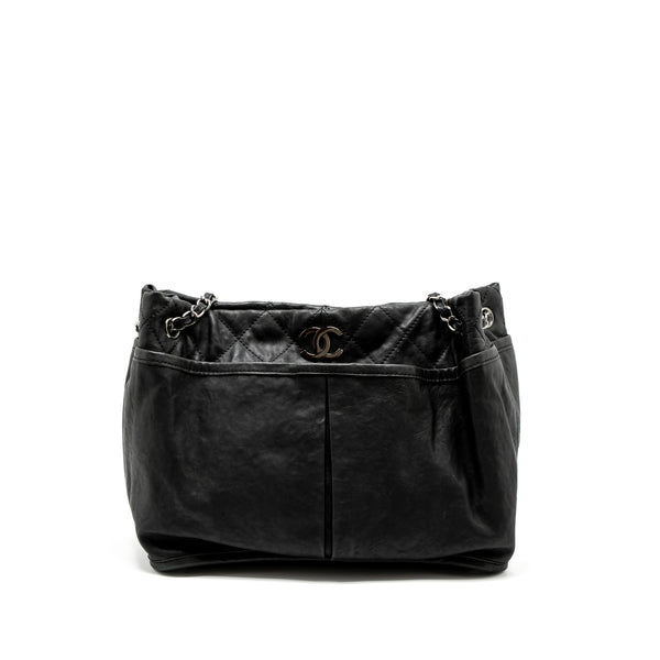 Chanel Tote Bag Calfskin Black SHW