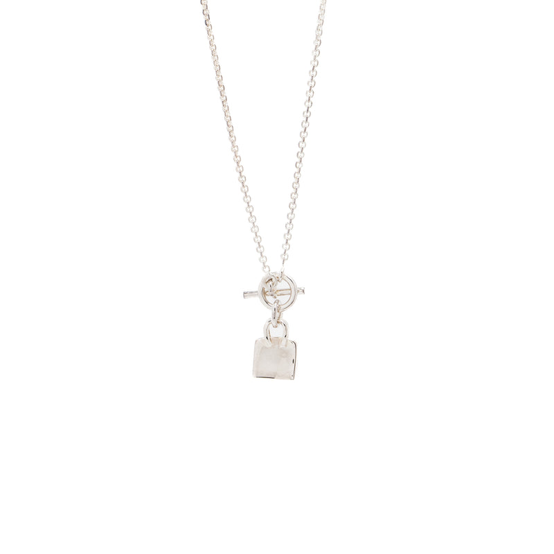 Hermes Birkin Amulette Pendant Silver Sterling Silver