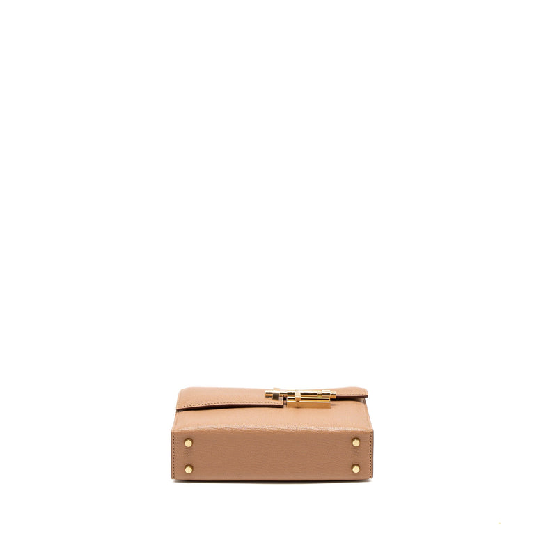 Hermes Mini Verrou Chevre Mysore 2J Quebracho LGHW Stamp U