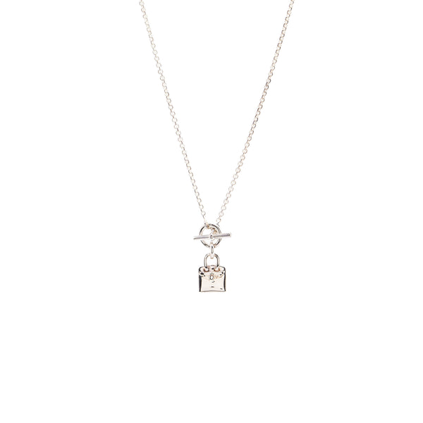 Hermes Birkin Amulette Pendant Silver Sterling Silver