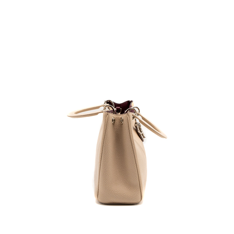 Dior Diorissimo Bag Calfskin Beige/Pink SHW