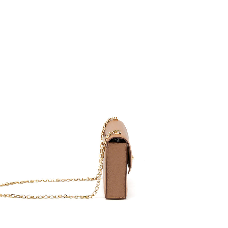 Hermes Mini Verrou Chevre Mysore 2J Quebracho LGHW Stamp U