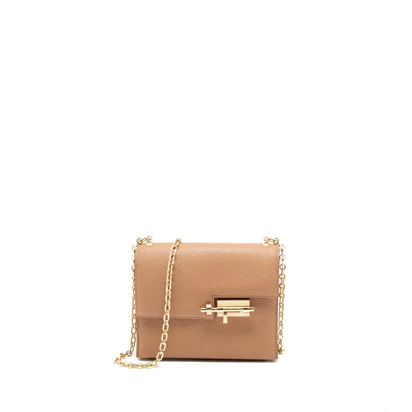 Hermes Mini Verrou Chevre Mysore 2J Quebracho LGHW Stamp U