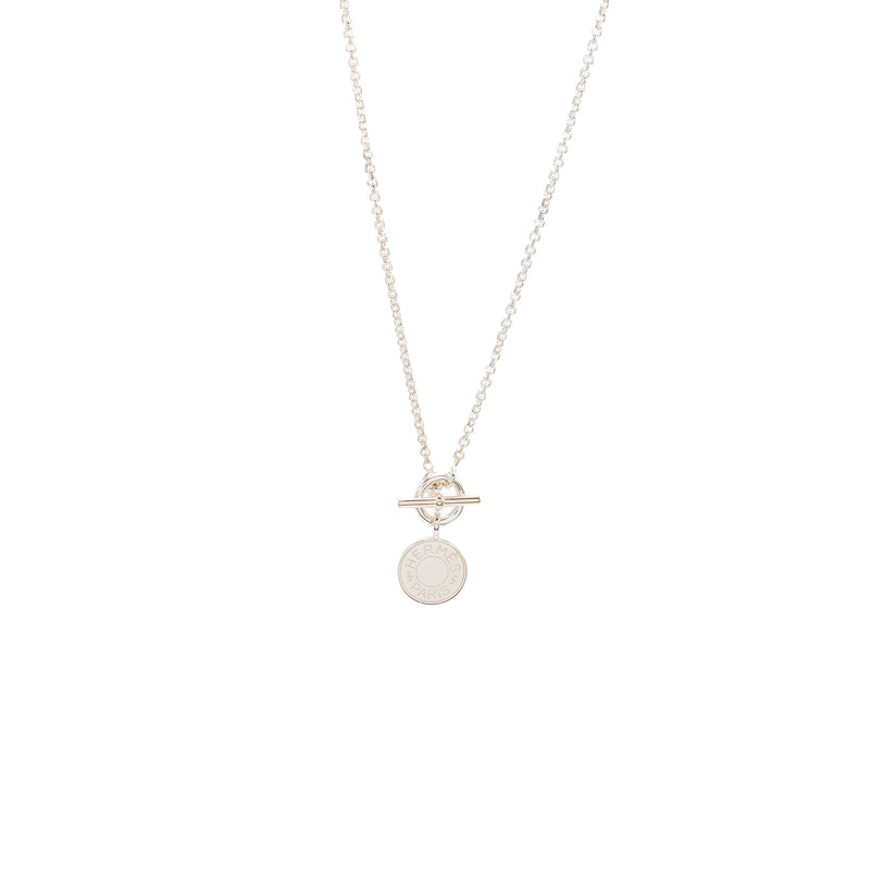 Hermes Amulettes H Ex-Libris Pendant 925 silver