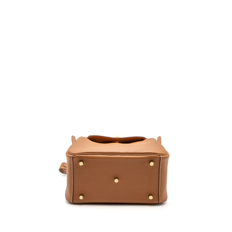 Hermes Lindy 26 Clemence Gold GHW Stamp B
